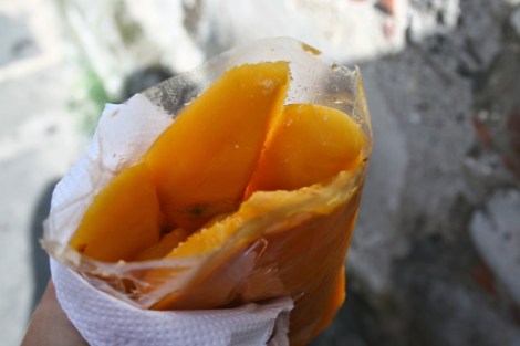 mango in a bag