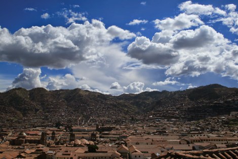 clouds over cusco