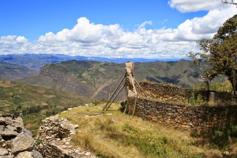 kuelap ruins with a view
