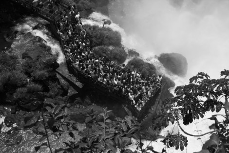 Iguazu falls footpath view - Argentina
