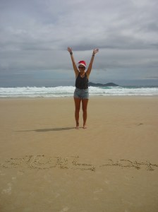 christmas on a brazilian beach