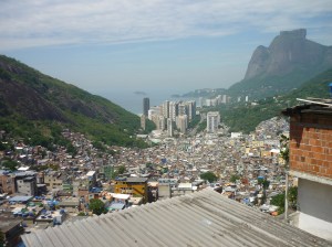 Rocinha view from the top