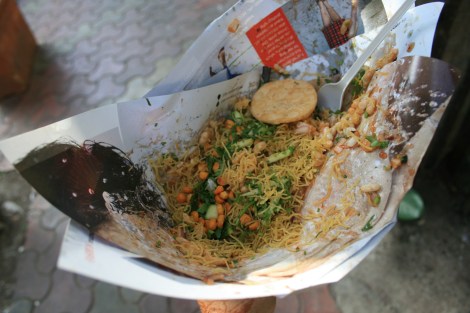 bhelpuri in fashion magazine wrapping